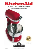 KitchenAid KV25G0XCV - Caviar, Professional 5 User Manual preview