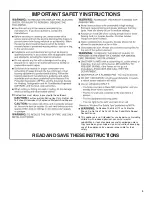 Preview for 3 page of KitchenAid KVUC606J55 Installation Instructions And Use & Care Manual