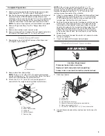 Preview for 9 page of KitchenAid KVUC606J55 Installation Instructions And Use & Care Manual