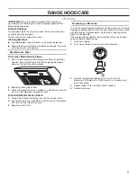 Preview for 11 page of KitchenAid KVUC606J55 Installation Instructions And Use & Care Manual