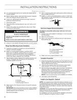 Preview for 8 page of KitchenAid KVWB406DSS Installation Instructions And Use & Care Manual