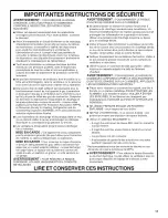 Preview for 17 page of KitchenAid KVWB406DSS Installation Instructions And Use & Care Manual