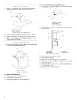 Preview for 8 page of KitchenAid KVWB600DSS0 Installation Instructions And Use & Care Manual