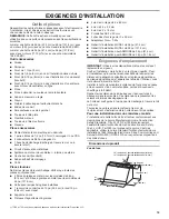 Preview for 19 page of KitchenAid KVWC906KSS Installation Instructions  Use And Care Manual