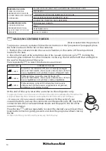 Preview for 14 page of KitchenAid KVXXX 14600 Instructions For Use Manual