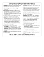 Preview for 3 page of KitchenAid KWCS100WSS Installation Instructions And Use & Care Manual