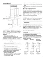 Preview for 5 page of KitchenAid KWCS100WSS Installation Instructions And Use & Care Manual