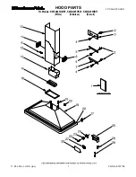 KitchenAid KWCU205HBT Parts List preview