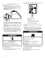 Preview for 10 page of KitchenAid KWCU300WSS0 Installation & Use Manual