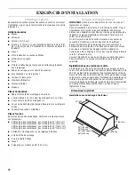 Preview for 18 page of KitchenAid KWCU300WSS0 Installation & Use Manual