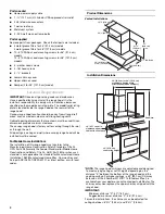 Preview for 4 page of KitchenAid KWCU460WS00 Installation & Use Manual