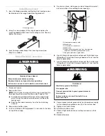 Preview for 8 page of KitchenAid KWCU460WS00 Installation & Use Manual