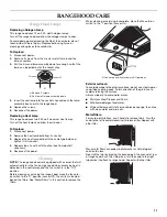 Preview for 11 page of KitchenAid KWCU460WS00 Installation & Use Manual