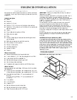 Preview for 17 page of KitchenAid KWCU460WS00 Installation & Use Manual