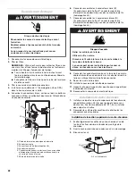 Preview for 22 page of KitchenAid KWCU460WS00 Installation & Use Manual