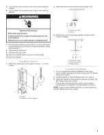 Предварительный просмотр 9 страницы KitchenAid KXI2536YSS0 Installation Instructions And Use & Care Manual