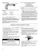 Preview for 6 page of KitchenAid KXI4336YSS Installation Instructions And Use & Care Manual