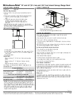 Preview for 1 page of KitchenAid KXI4342Y Manual