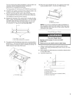 Preview for 9 page of KitchenAid KXU2830YSS0 Installation Instructions And Use & Care Manual