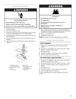 Preview for 11 page of KitchenAid KXU2830YSS0 Installation Instructions And Use & Care Manual