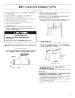 Preview for 7 page of KitchenAid KXU8030YSS0 Installation Instructions And Use & Care Manual