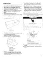 Preview for 9 page of KitchenAid KXU8030YSS0 Installation Instructions And Use & Care Manual