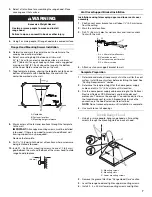 Preview for 7 page of KitchenAid KXW2330YSS Installation Instructions And Use & Care Manual