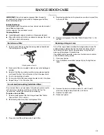 Preview for 11 page of KitchenAid KXW2330YSS Installation Instructions And Use & Care Manual