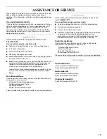 Preview for 13 page of KitchenAid KXW2330YSS Installation Instructions And Use & Care Manual