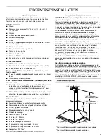 Preview for 17 page of KitchenAid KXW2330YSS Installation Instructions And Use & Care Manual