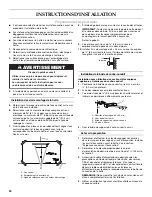 Preview for 20 page of KitchenAid KXW2330YSS Installation Instructions And Use & Care Manual