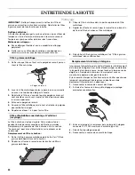 Preview for 24 page of KitchenAid KXW2330YSS Installation Instructions And Use & Care Manual