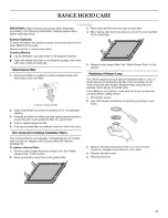 Предварительный просмотр 11 страницы KitchenAid KXW2530YSS0 Installation Instructions And Use & Care Manual