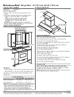 Preview for 1 page of KitchenAid KXW9736Y Installation Instructions