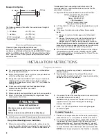 Preview for 6 page of KitchenAid LI3ZFF/W10321799G Installation Instructions Manual