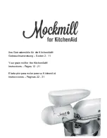 KitchenAid Mockmill Instructions Manual preview