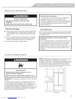 Preview for 5 page of KitchenAid P9RFWB2L Use & Care Manual