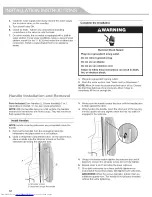 Preview for 12 page of KitchenAid P9RFWB2L Use & Care Manual