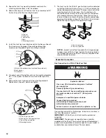 Preview for 12 page of KitchenAid POWER KBPU182VSS Installation Instructions And Use And Care Manual