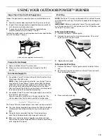 Preview for 19 page of KitchenAid POWER KBPU182VSS Installation Instructions And Use And Care Manual