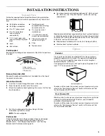 Preview for 5 page of KitchenAid Pro Line FRONT-LOADING GAS DRYER Use And Care Manual