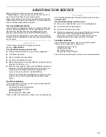 Preview for 21 page of KitchenAid Pro Line FRONT-LOADING GAS DRYER Use And Care Manual