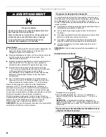 Preview for 26 page of KitchenAid Pro Line FRONT-LOADING GAS DRYER Use And Care Manual