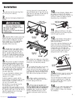 Preview for 7 page of KitchenAid Pro Line KGCP462K Installation Instructions Manual