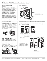 Предварительный просмотр 1 страницы KitchenAid Pro Line KHWV01R Install Manual