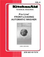 KitchenAid Pro Line KHWV01RSS Technical Education предпросмотр