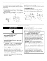 Preview for 6 page of KitchenAid PRO LINE KHWV01RSS0 Use & Care Manual