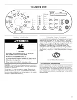 Preview for 11 page of KitchenAid PRO LINE KHWV01RSS0 Use & Care Manual