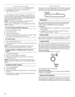 Preview for 14 page of KitchenAid PRO LINE KHWV01RSS0 Use & Care Manual