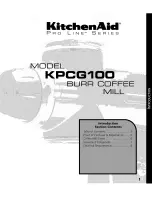 Preview for 1 page of KitchenAid Pro Line KPCG100 Use & Care Manual